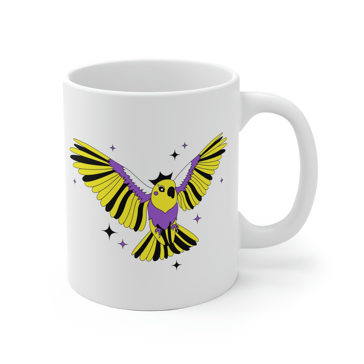 Nonbinary Parrot Mug