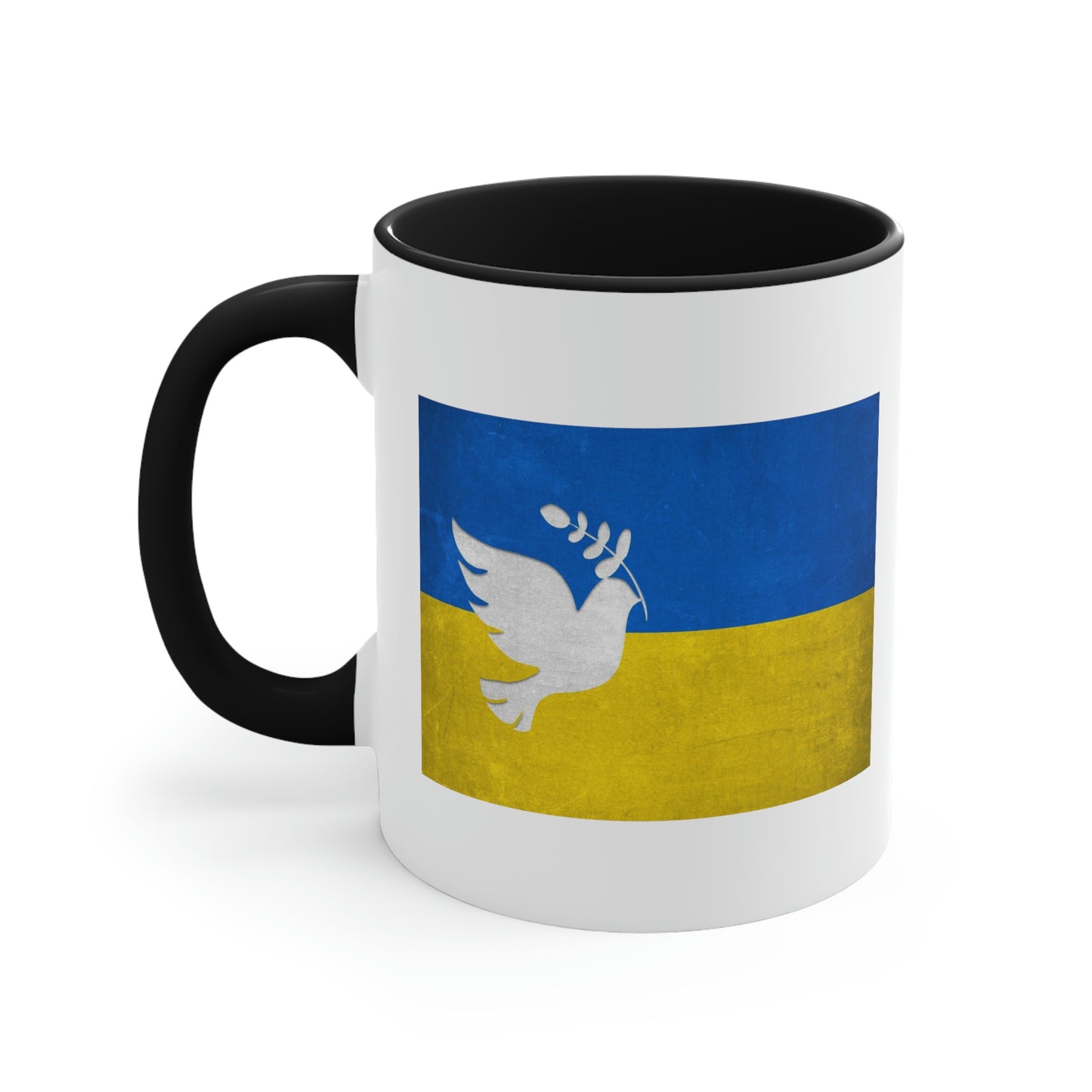 Ukrainian Dove Of Peace Flag Mug