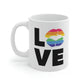 Love Rainbow Kiss Mug