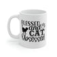 Blessed And Cat Obsessed Mug