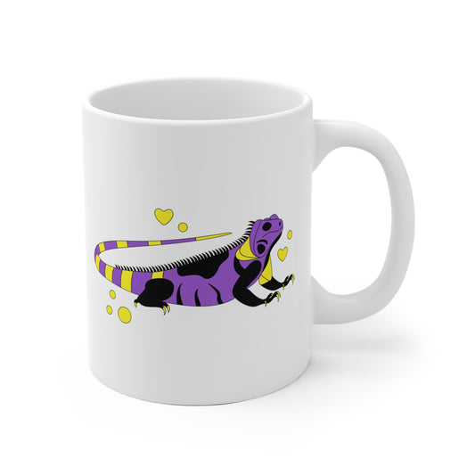 Nonbinary Iguana Mug