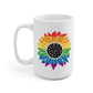 Rainbow Sunflower Mug