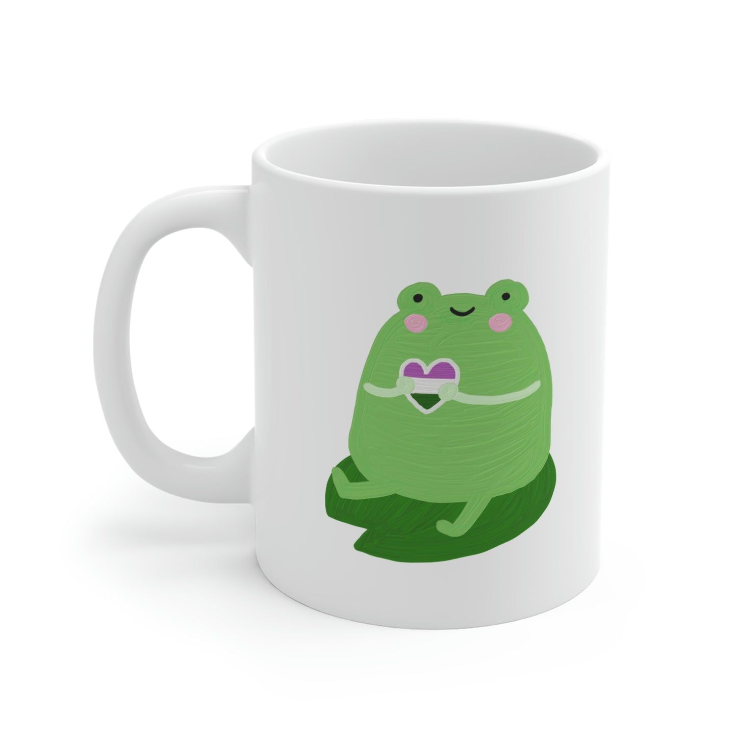 Genderqueer Cute Frog Mug