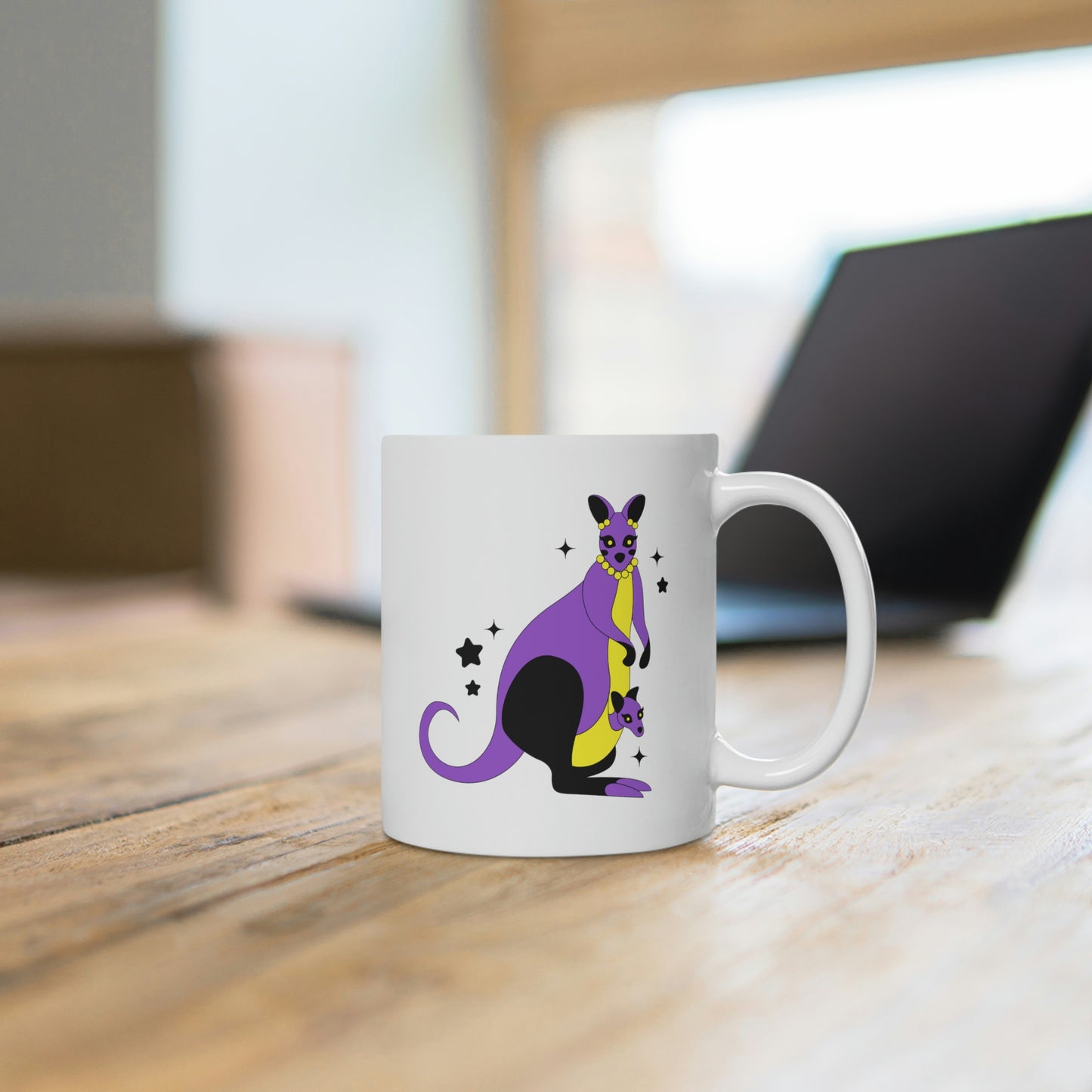 Nonbinary Kangaroo Mug