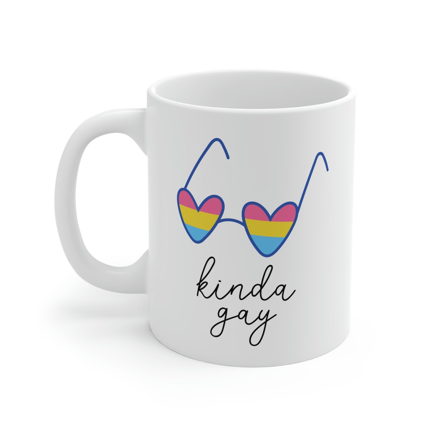 Kinda Gay Pansexual Sunglasses Mug