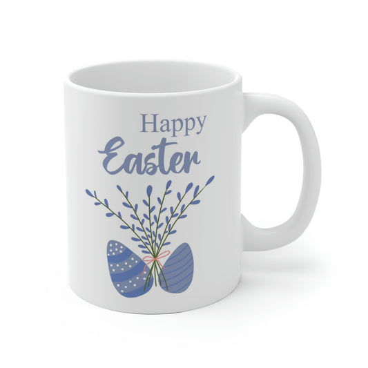 Happy Easter Floral Egg Mug