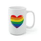 Rainbow Heart Mug