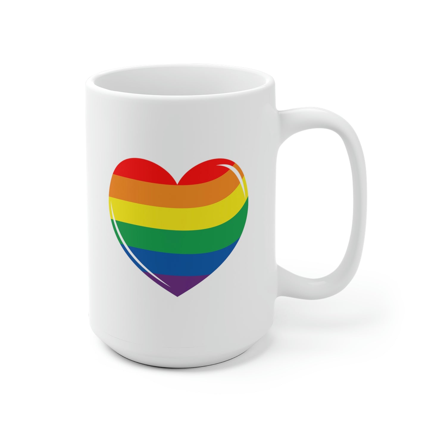 Rainbow Heart Mug