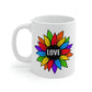 Rainbow Sunflower Love Mug