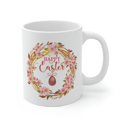 Happy Easter Floral Egg Mug