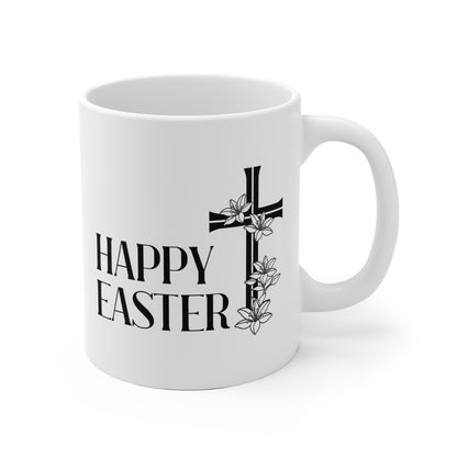 Happy Easter Cross Mug