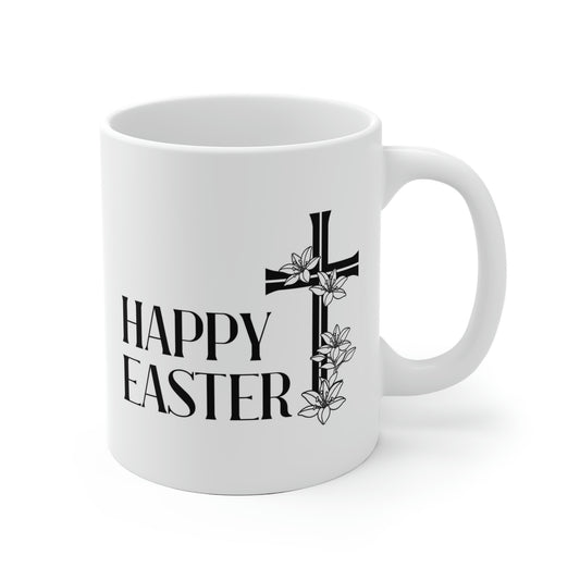 Happy Easter Cross Mug