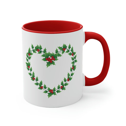 Heart Wreath Mug