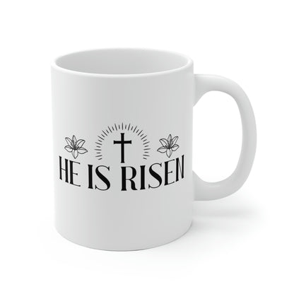 He Is Risen Mug Cross Mug