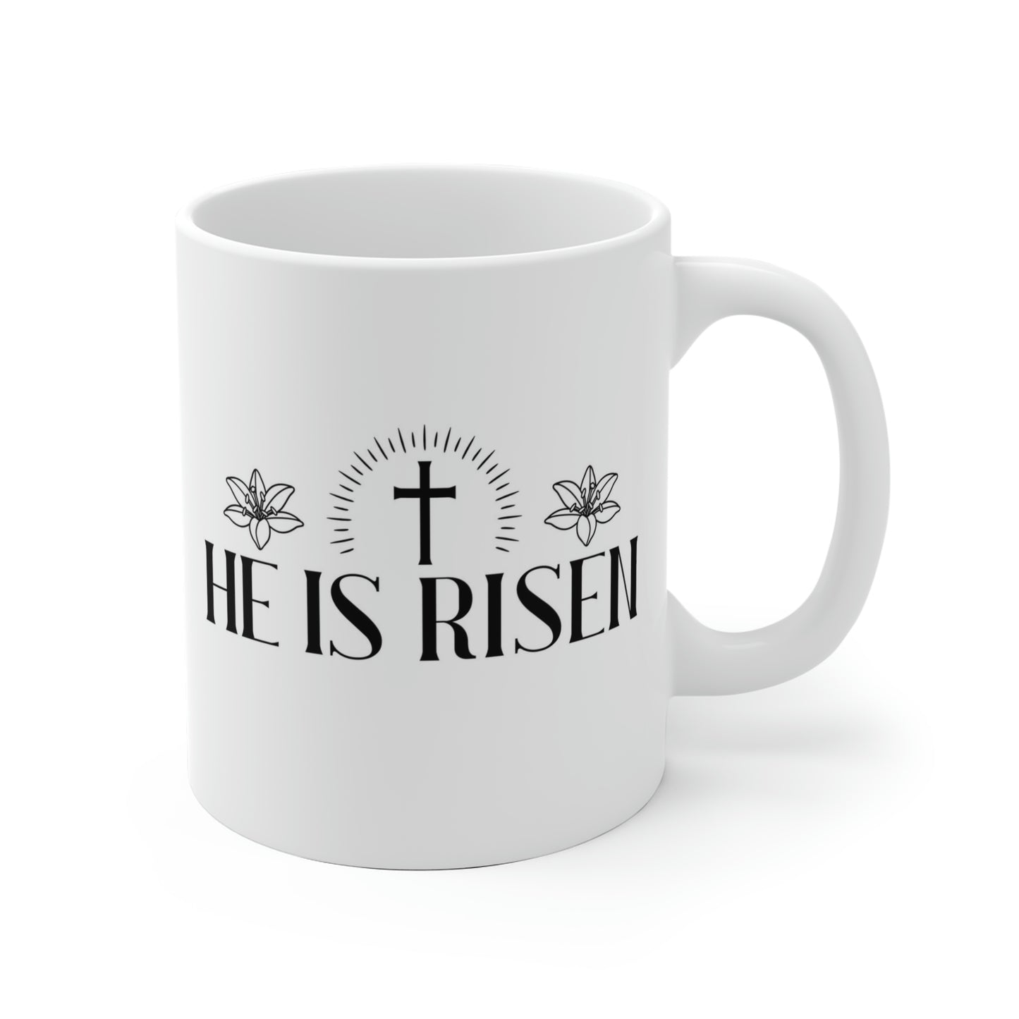 He Is Risen Mug Cross Mug