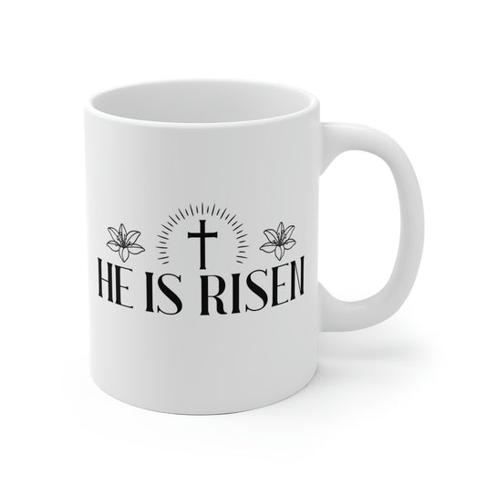 He Is Risen Mug Cross Mug
