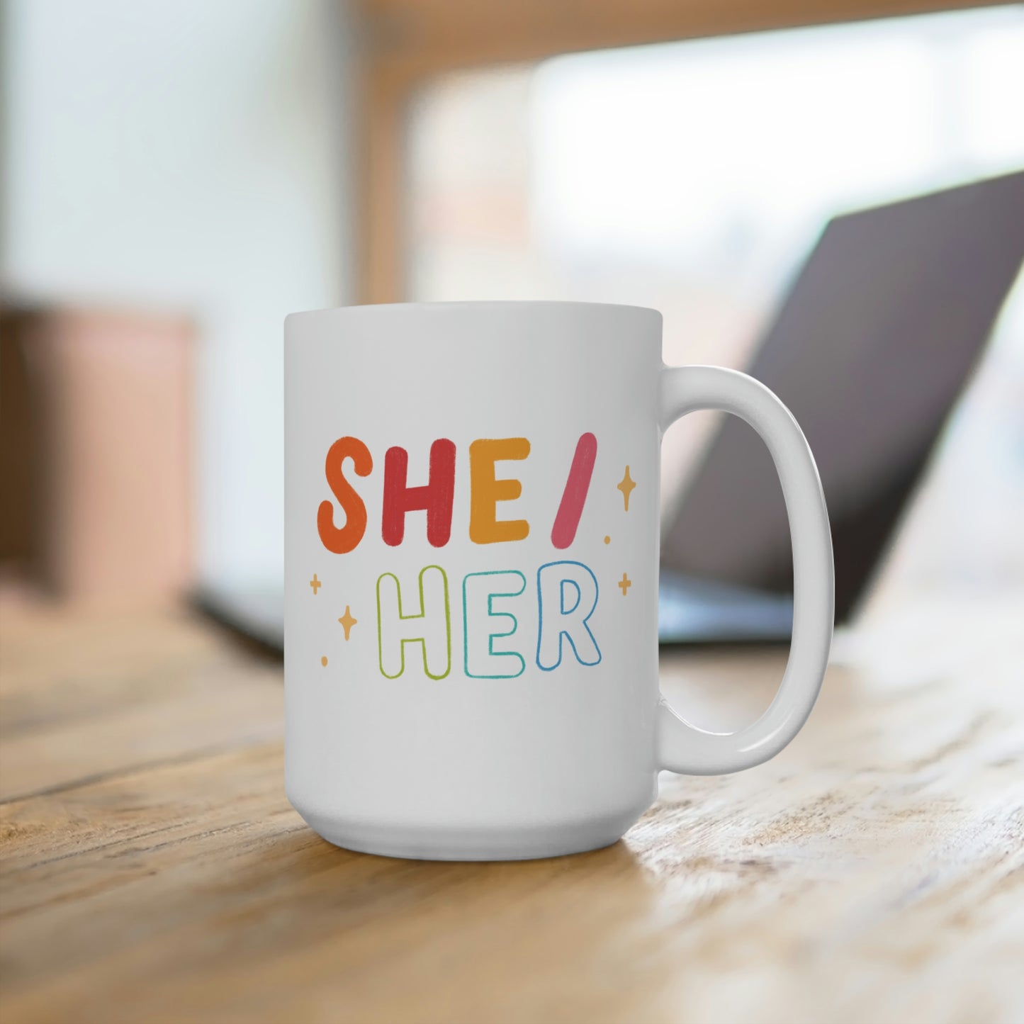 She/Her Pronoun Mug