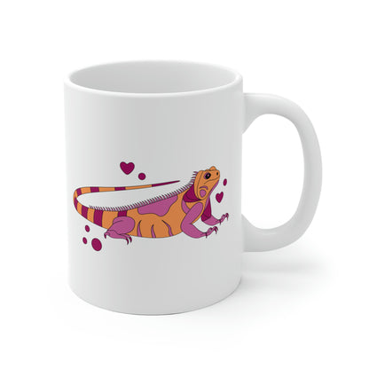 Lesbian Iguana Mug