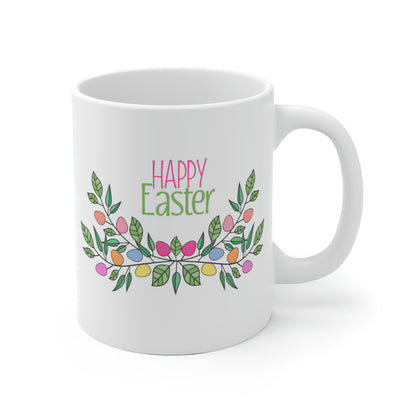 Happy Easter Floral Egg Mug