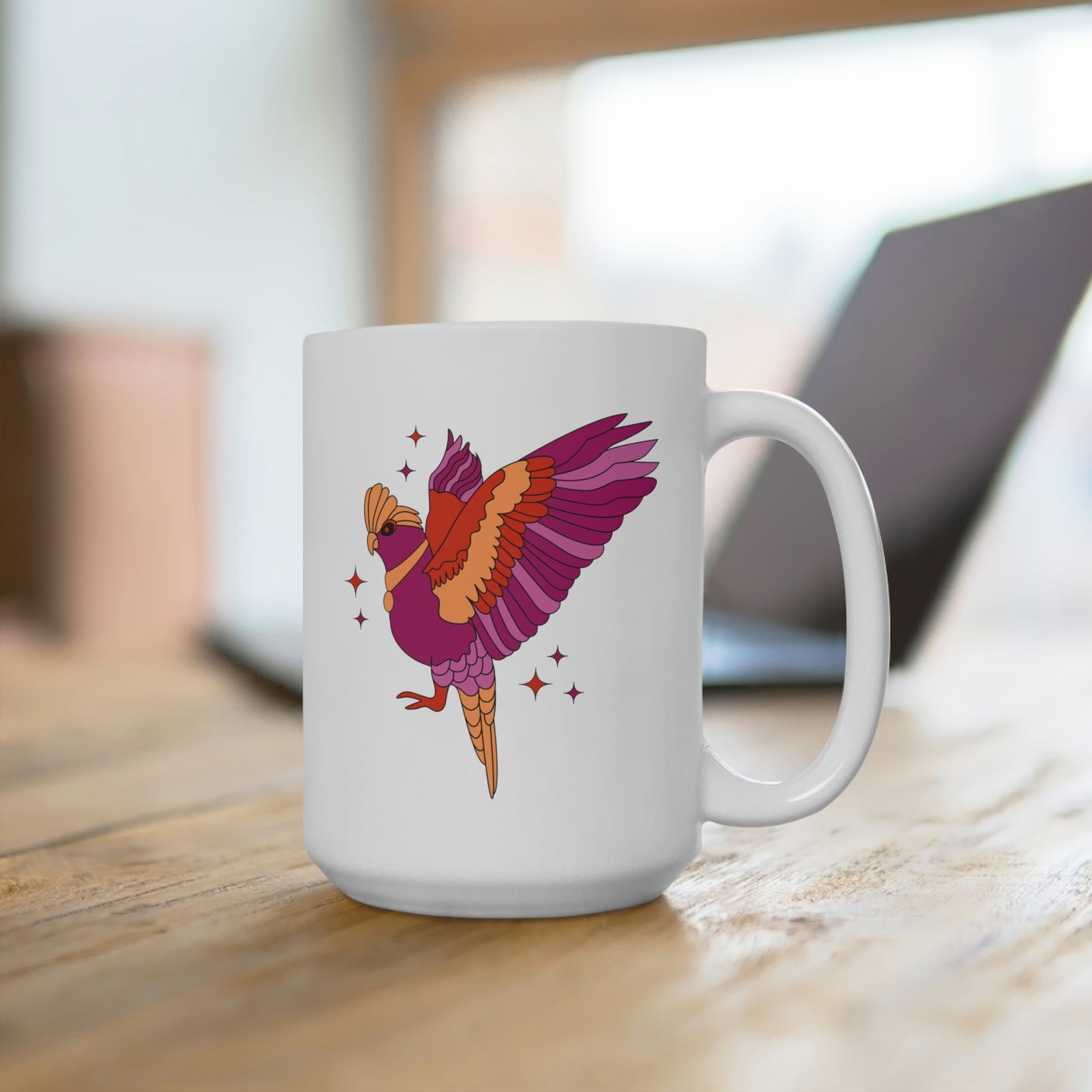 Lesbian Galah Bird Mug