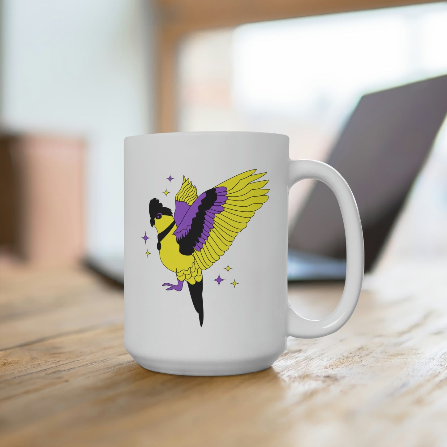 Nonbinary Galah Bird Mug