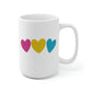Pansexual Pride Hearts Mug