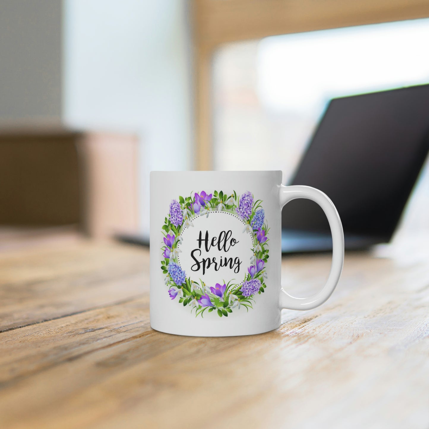 Hello Spring Flower Mug