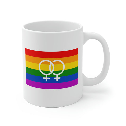 Rainbow Lesbian Pride Mug