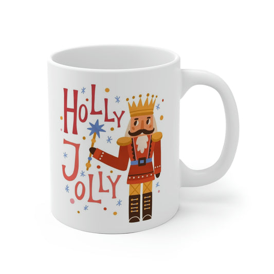 Holly Jolly Nutcracker Mug