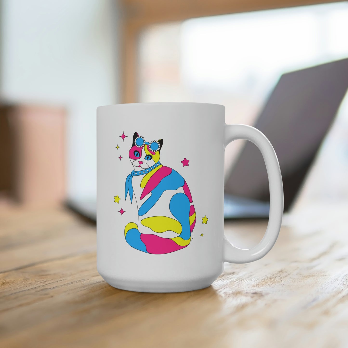 Pansexual Calico Cat Mug