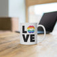 Love Rainbow Kiss Mug