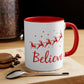 Believe Christmas Eve Reindeer Mug