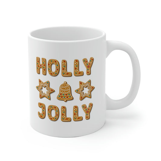 Holly Jolly Gingerbread Mug