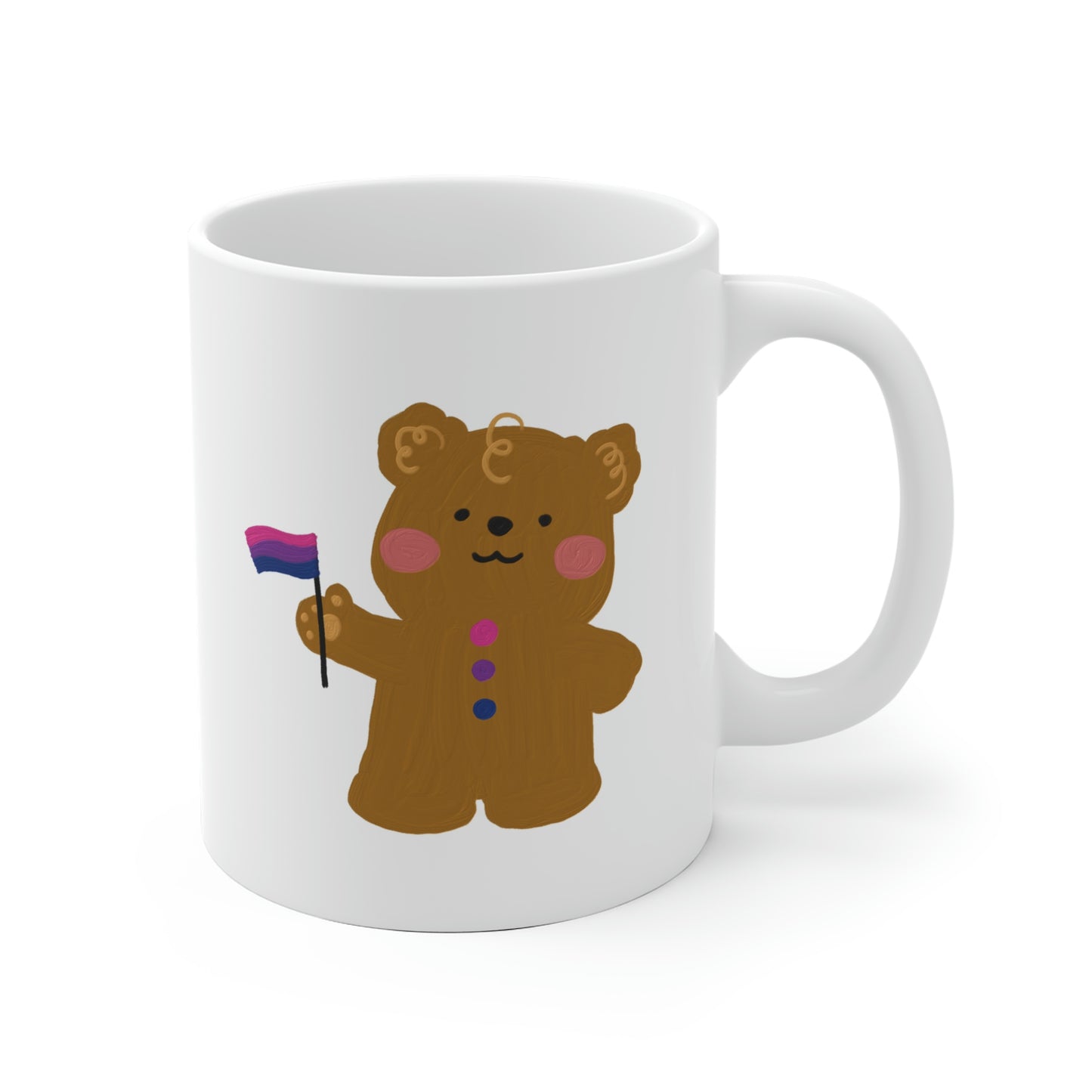 Bisexual Cute Bear Mug