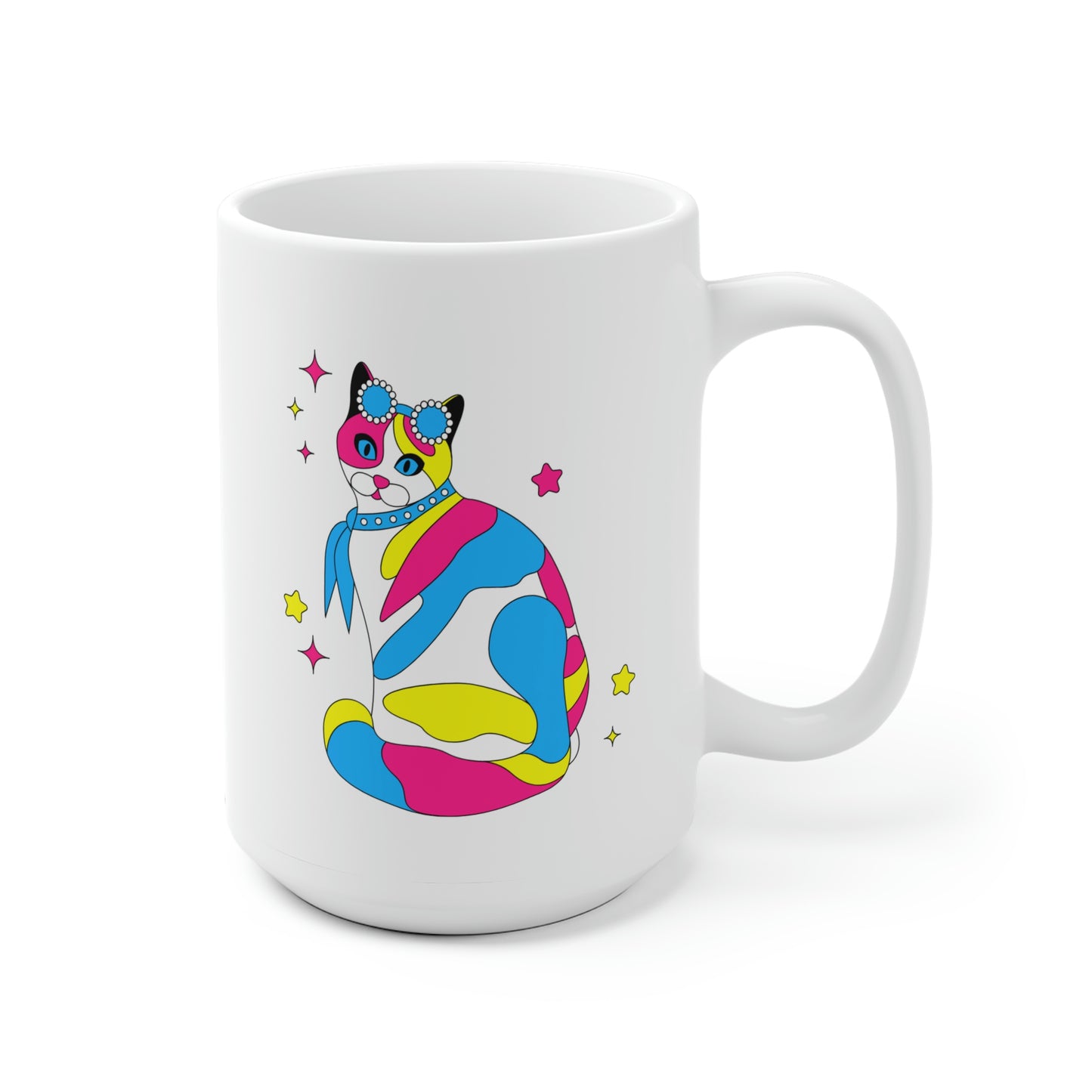 Pansexual Calico Cat Mug