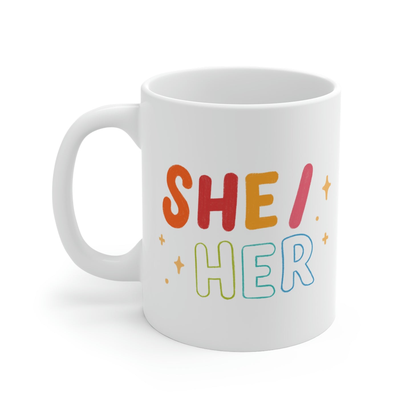 She/Her Pronoun Mug