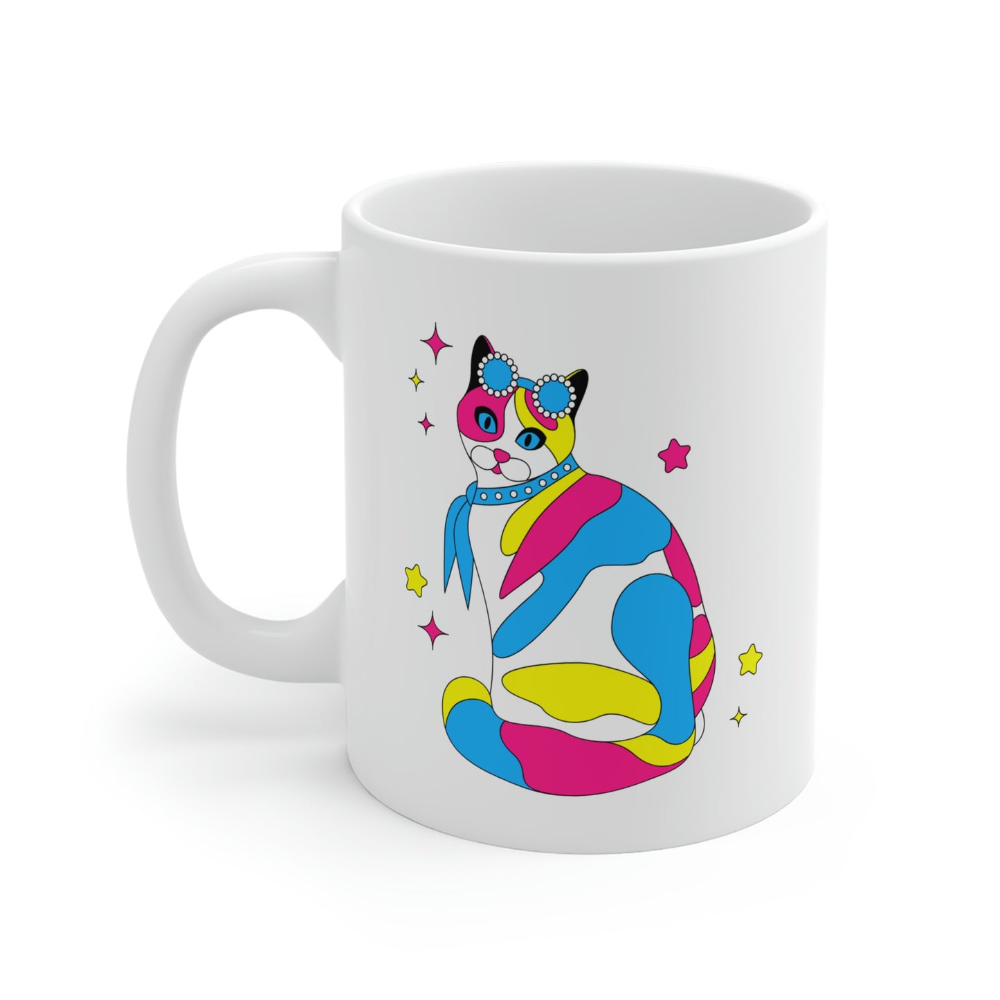 Pansexual Calico Cat Mug