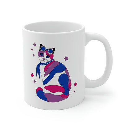 Bisexual Calico Cat Mug