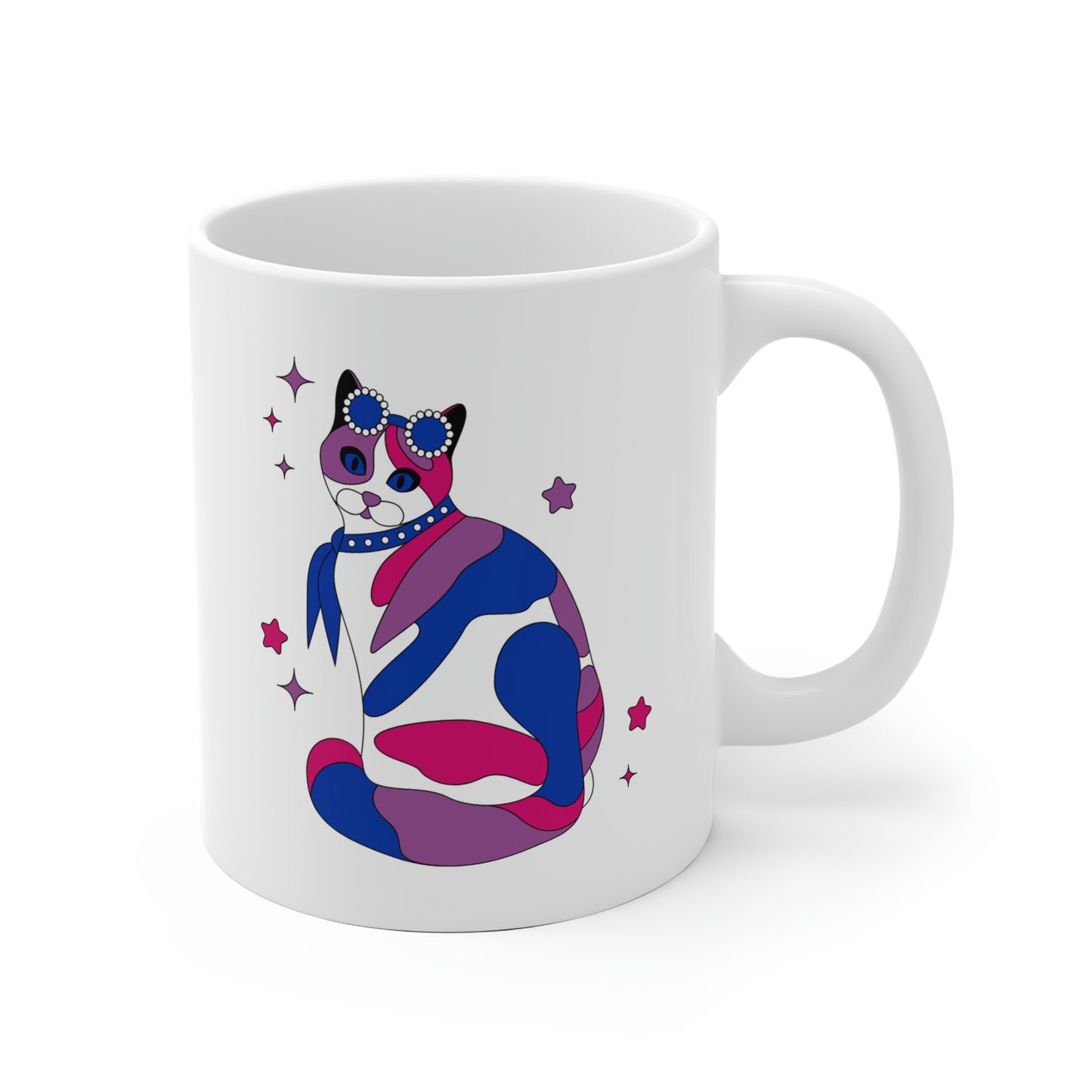 Bisexual Calico Cat Mug