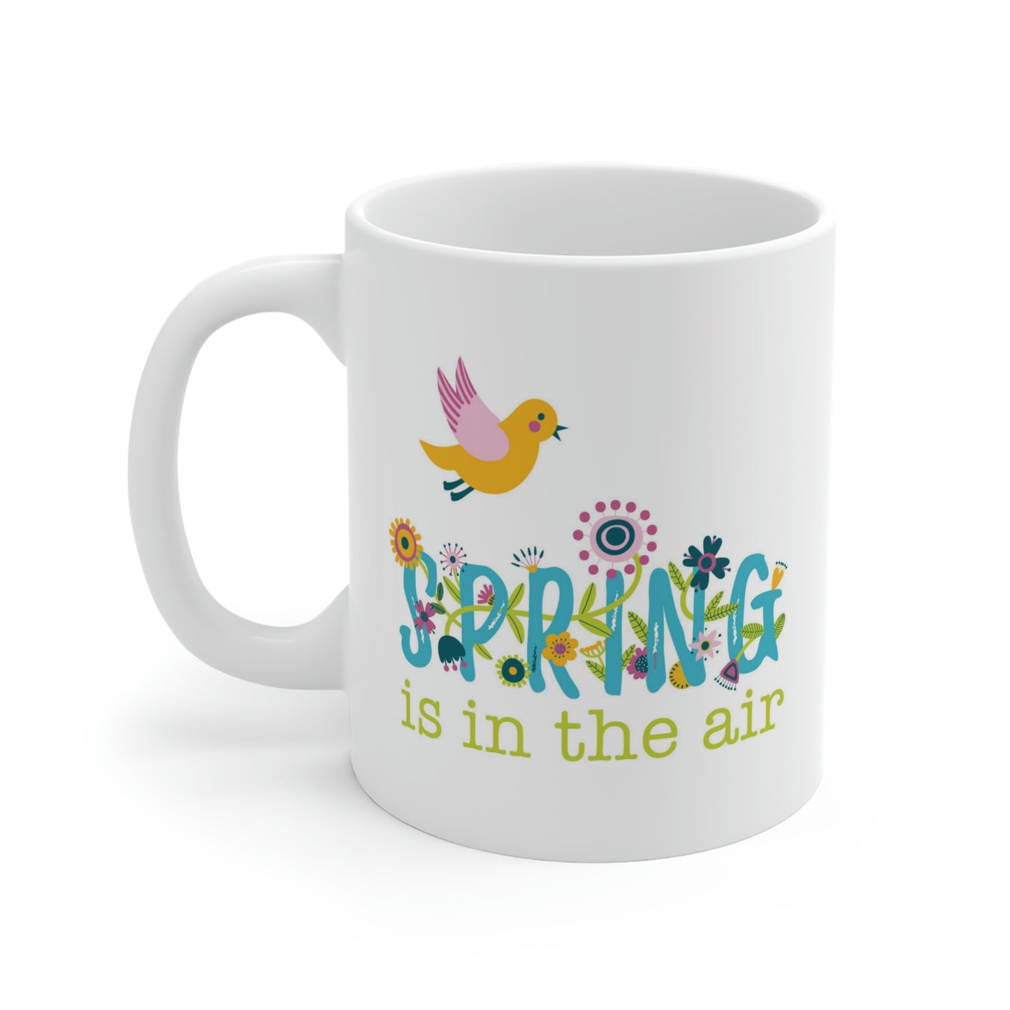 Spring Is In The Air Bird Mug