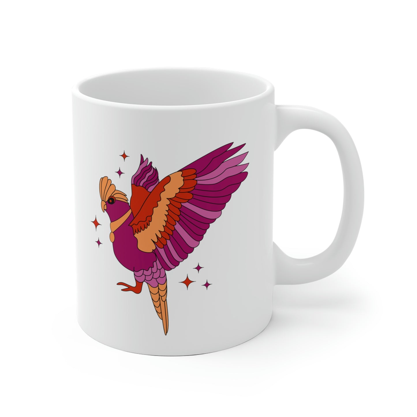 Lesbian Galah Bird Mug