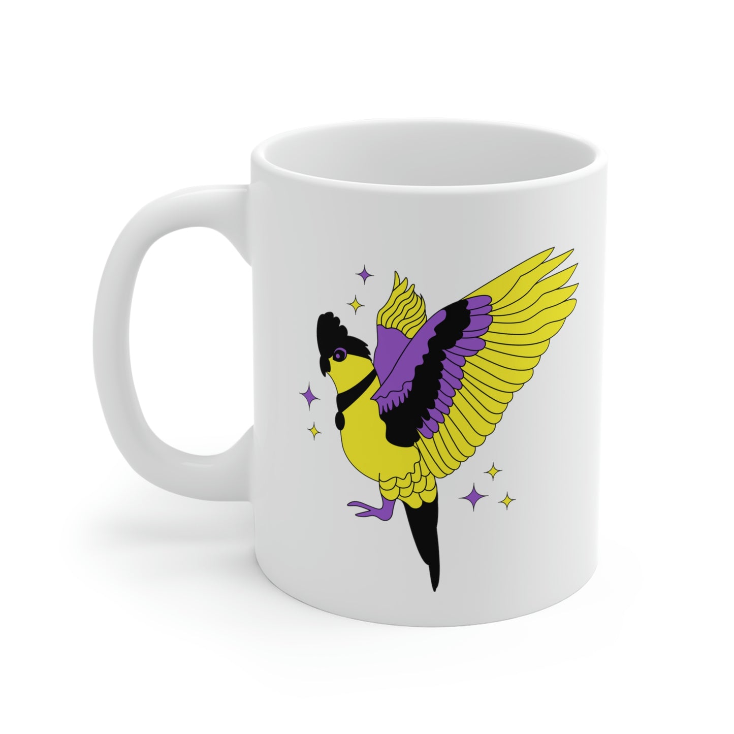 Nonbinary Galah Bird Mug