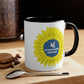Stand With Ukraine Sunflower Dove Of Peace Mug