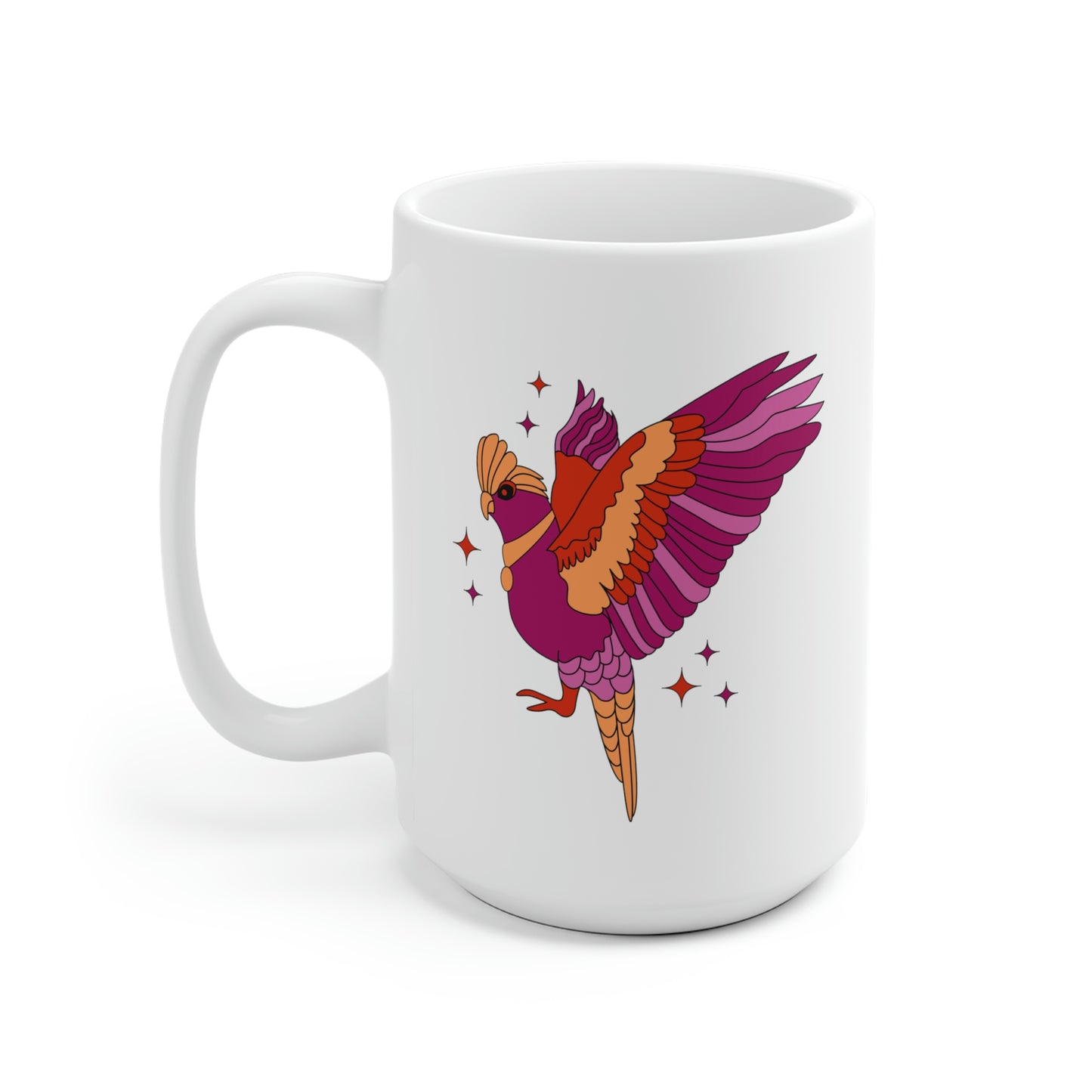 Lesbian Galah Bird Mug