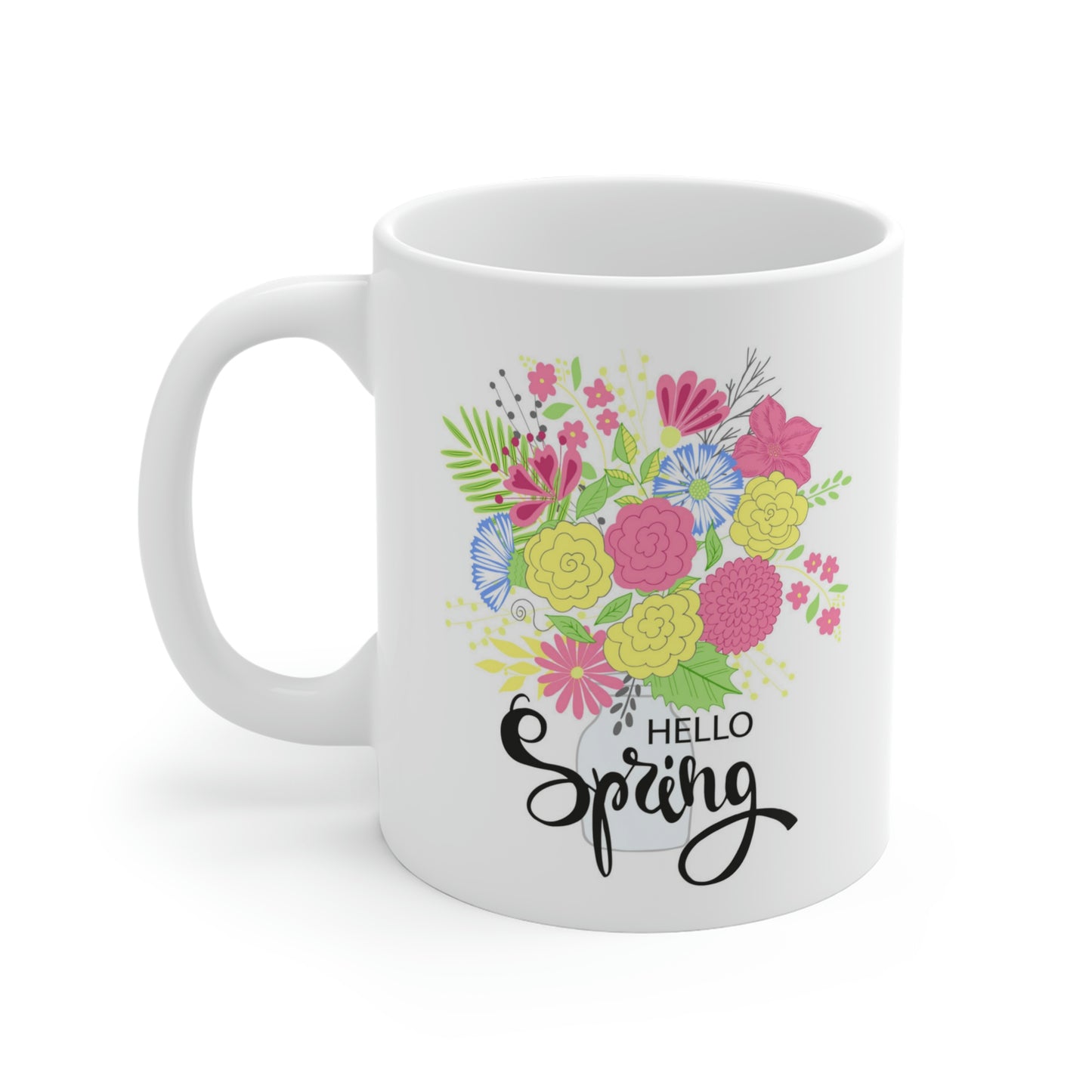 Hello Spring Flower Mug