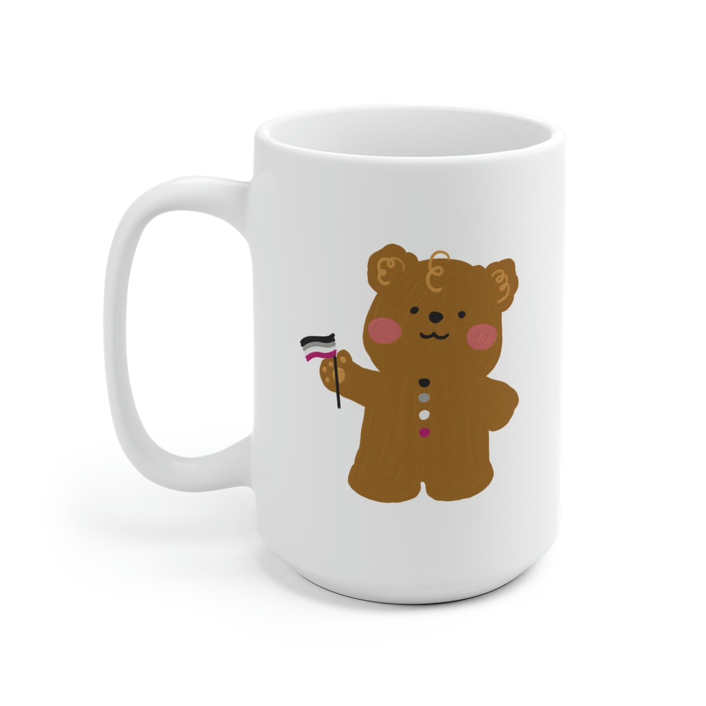 Asexual Cute Bear Mug