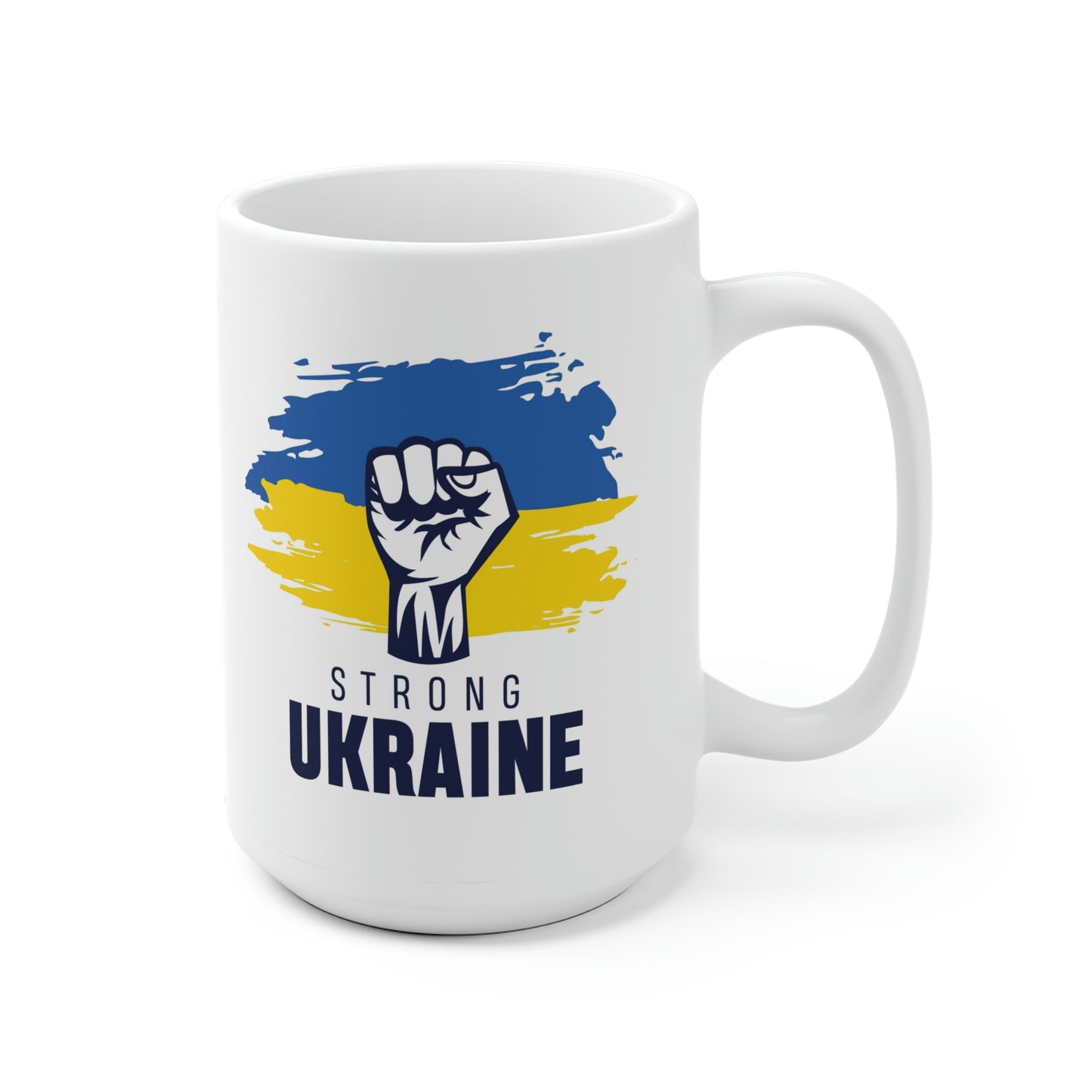 Strong Ukraine Fist Mug