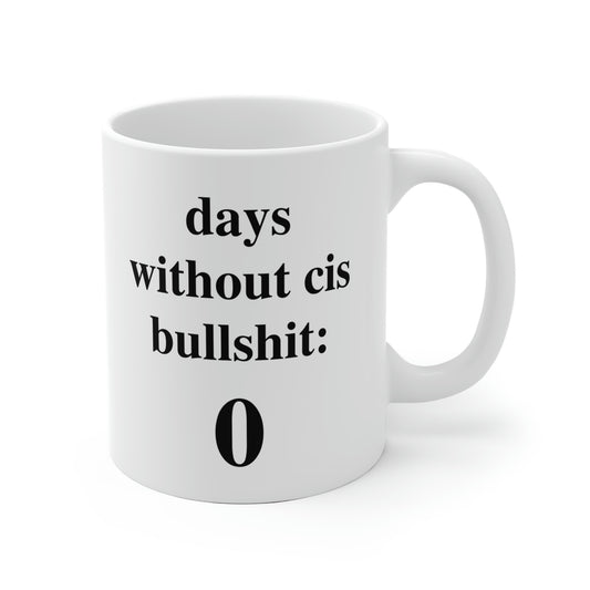 Days Without Cis Bullshit Mug