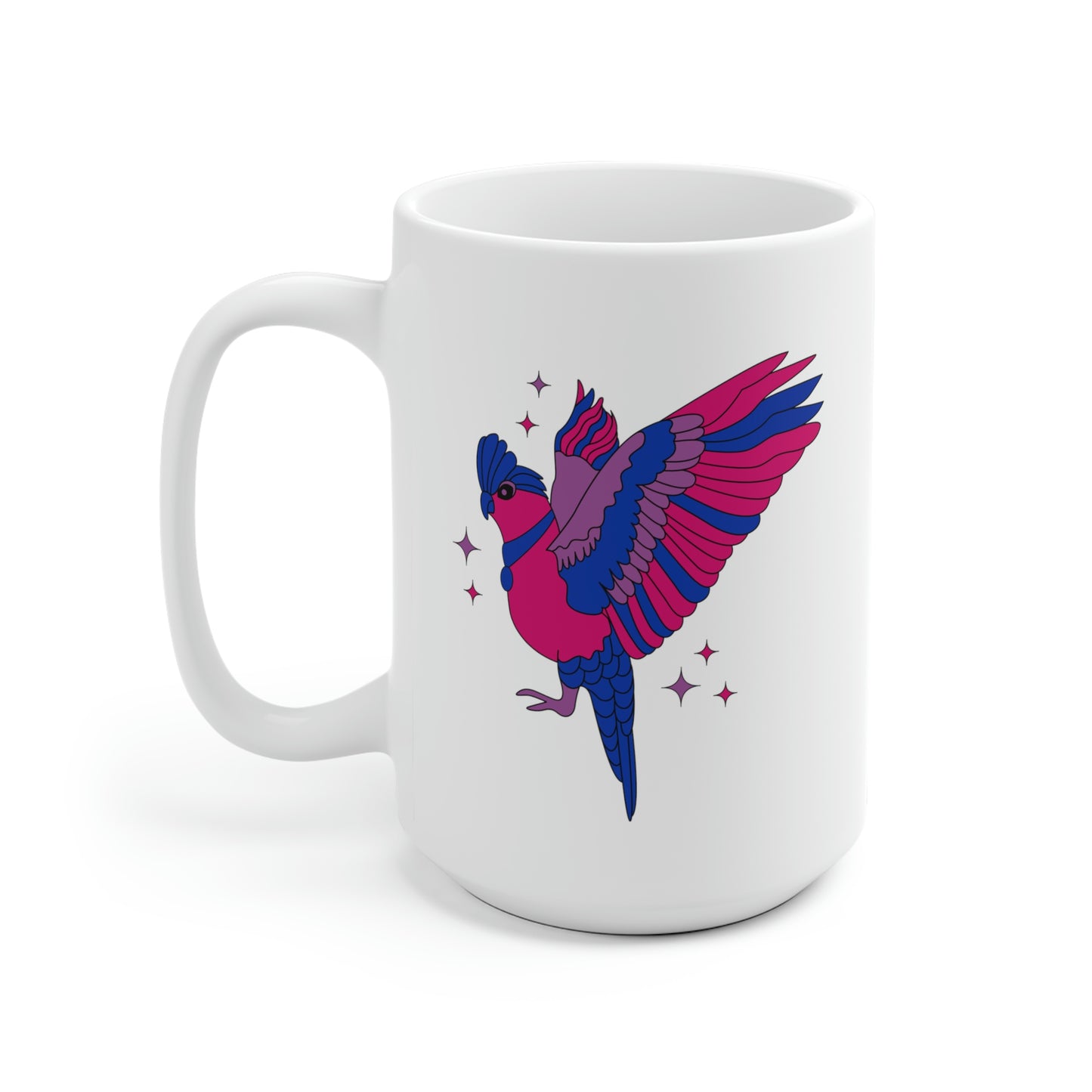 Bisexual Galah Bird Mug