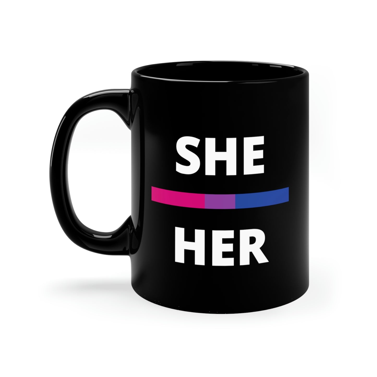 She/Her Bisexual Flag Pronoun Mug